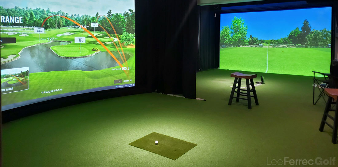 Practice Golf with Trackman and Foresight Technology
